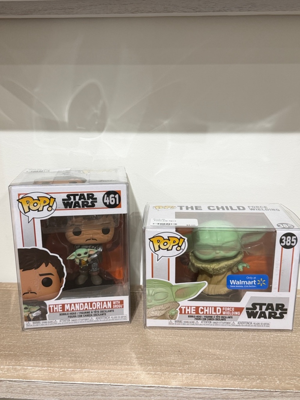 🫶🏼Set of 2 Funko Star Wars The Child (385)& The Mandalorian (461) Pop! Vinyl